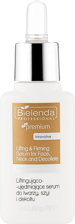 Bielenda Professional Сыворотка для лица , шеи и декольте Premium Total Lifting PPV+ Serum - фото N2