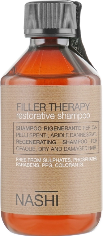 Nashi Argan Тонизирующий шампунь Filler Therapy Restorative Shampoo - фото N1