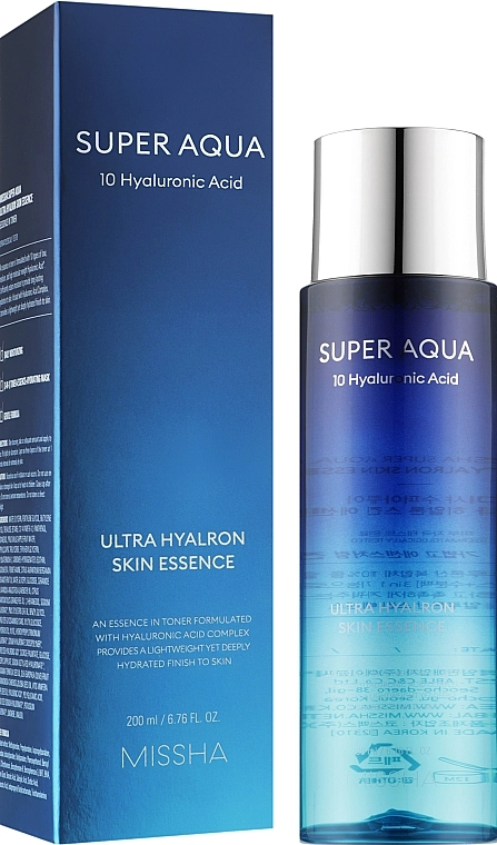 Missha Увлажняющая эссенция для лица Super Aqua Ultra Hyalron Skin Essence - фото N2