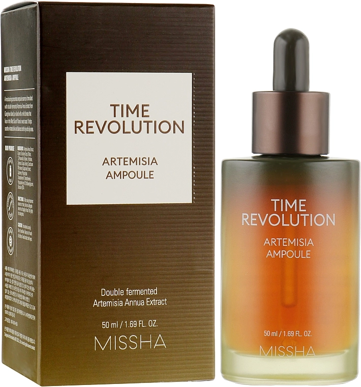 Missha Концентрована сироватка-ампула з екстрактом полину Time Revolution Artemisia Ampoule - фото N1