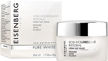 Jose Eisenberg Інтегральний і живильний нічний крем для обличчя Pure White All Over Nourishing Cream - фото N1