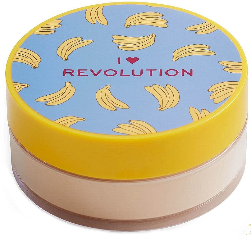 I Heart Revolution Loose Baking Powder Banana Рассыпчатая пудра для лица банановая - фото N1