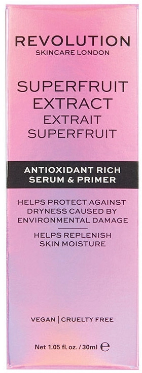 Revolution Skincare Антиоксидантна сироватка Makeup Revolution Superfruit Extract Antioxidant Rich Serum & Primer - фото N2