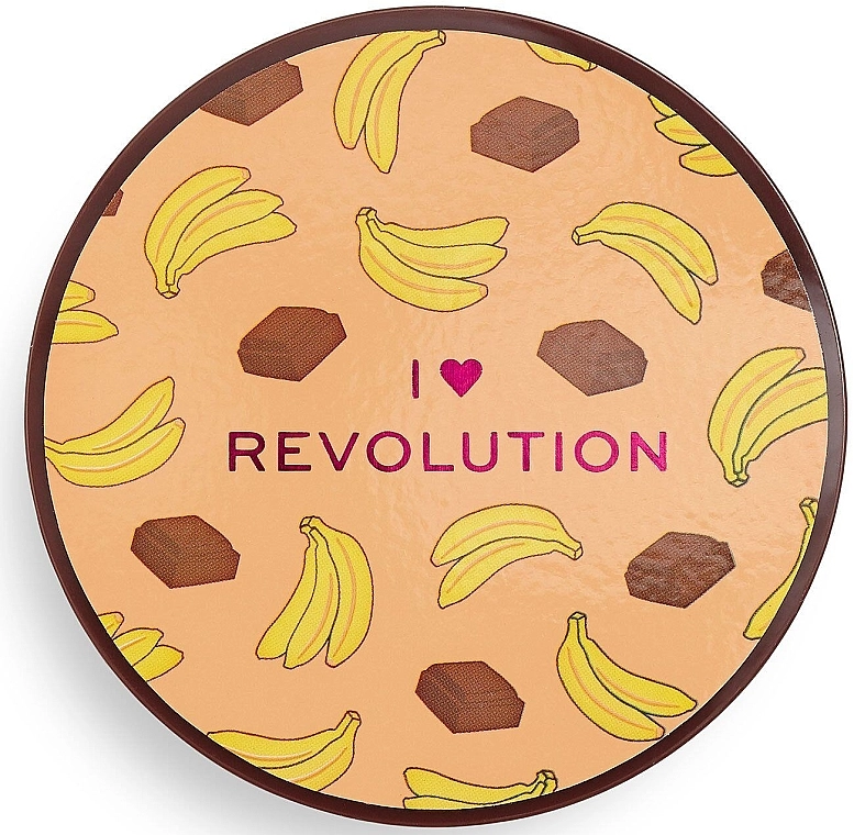 I Heart Revolution Loose Baking Powder Chocolate Banana Розсипна пудра для обличчя, шоколадно-бананова - фото N3