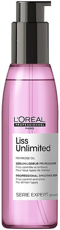 L'Oreal Professionnel Розгладжувальна олія для неслухняного волосся Serie Expert Liss Unlimited Blow-Dry Oil - фото N1