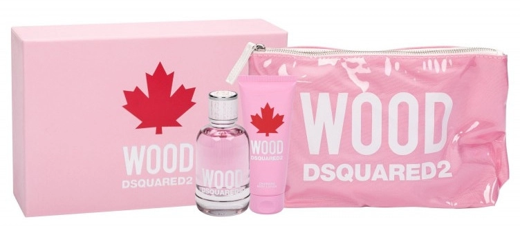 Dsquared2 Wood Pour Femme Набір (edt/100ml + sh/gel/100ml + bag) - фото N1