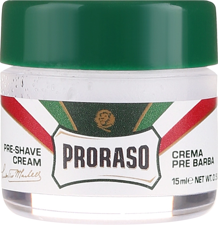 Proraso Крем до бритья с экстрактом эвкалипта и ментола Green Line Pre-Shaving Cream (мини) - фото N1