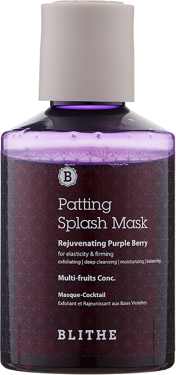 Blithe Сплэш-маска омолаживающая Rejuvenating Purple Berry Splash Mask - фото N2