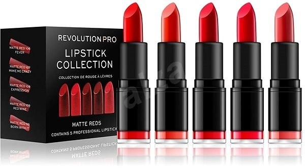 Revolution Pro Набор из 5 помад для губ 5 Lipstick Collection Matte Reds - фото N2