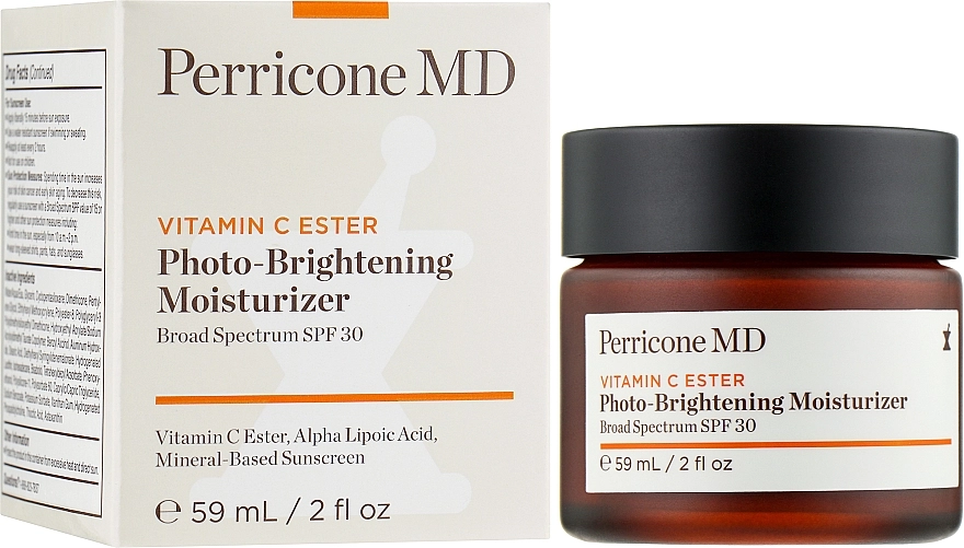 Perricone MD Зволожувальний крем для обличчя Vitamin C Ester Photo-Brightening Moisturizer Broad Spectrum SPF30 - фото N4