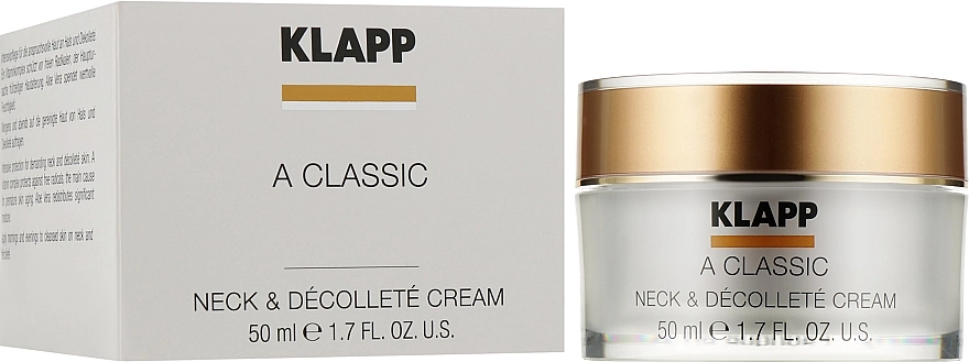Klapp Крем для шеи и декольте A Classic Neck & Decollete Cream - фото N2