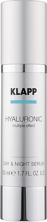 Klapp Сыворотка для лица "Гиалуроник день-ночь" Hyaluronic Multiple Effect Day & Night Serum - фото N1