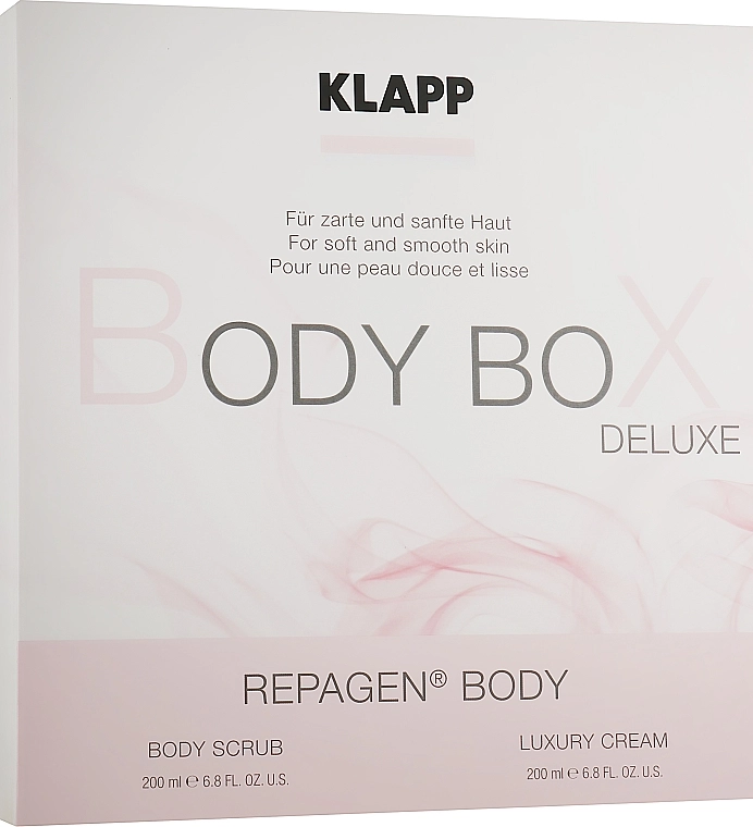 Klapp Набір Repagen Body Box Deluxe (b/cr/200ml + b/scr/200ml) - фото N1