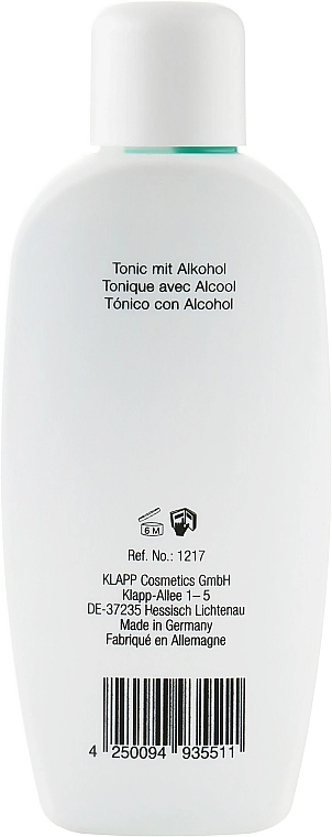 Klapp Тонік для обличчя Clean & Active Tonic with Alcohol - фото N2