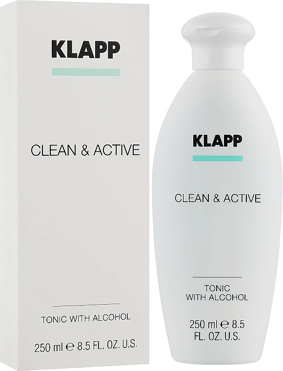 Klapp Тоник для лица Clean & Active Tonic with Alcohol - фото N4