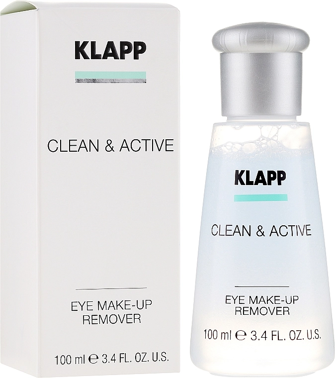 Klapp Clean & Active Eye Make-up Remover Средство для снятия макияжа с глаз - фото N1