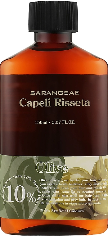 Sarangsae Масло для блеска и сияния волос Capeli Risseta Olive - фото N2