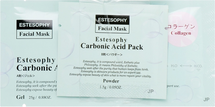 Estesophy Маска для карбокситерапии лица с коллагеном Carbonic Acid Pack Collagen - фото N1