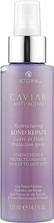 Alterna Несмываемый спрей для защиты при термоукладке Caviar Anti-Aging Restructuring Bond Repair Leave-in Heat Protection Spray - фото N1