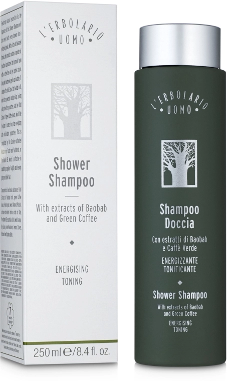 L’Erbolario Шампунь-гель для душу Uomo Baobab Shampoo Doccia - фото N1