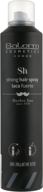 Salerm Лак для волос сильной фиксации Homme Sh Strong Hair Spray - фото N1
