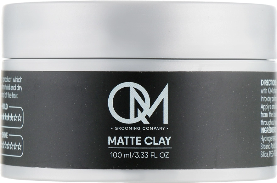 QM Матова глина для укладання волосся Matte Clay - фото N4
