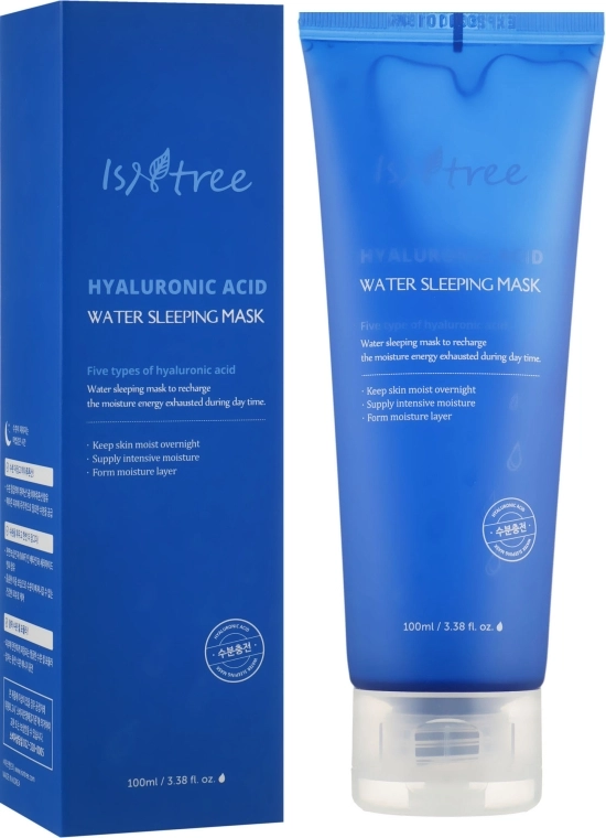 IsNtree Ночная гиалуроновая маска для глубокого увлажнения Hyaluronic Acid Water Sleeping Mask - фото N1