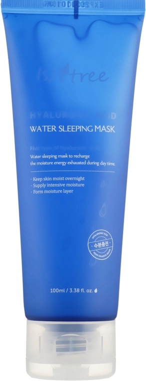 IsNtree Нічна гіалуронова маска для глибокого зволоження Hyaluronic Acid Water Sleeping Mask - фото N2