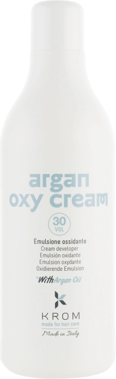 Krom Окислювальна емульсія Argan Oxy Cream 30 Vol - фото N1