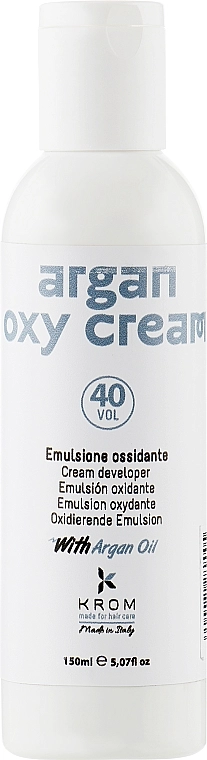 Krom Окислительная эмульсия Argan Oxy Cream 40 Vol - фото N1