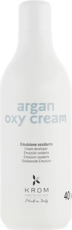 Krom Окислительная эмульсия Argan Oxy Cream 40 Vol - фото N3