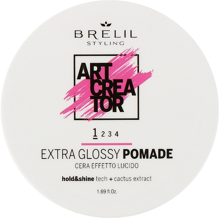 Brelil Помада слабкої фіксації для створення ультра-блиску Art Creator Extra Glossy Pomade - фото N1