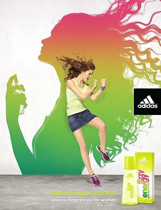 Adidas Fizzy Energy Освіжаюча вода-спрей для тіла - фото N3