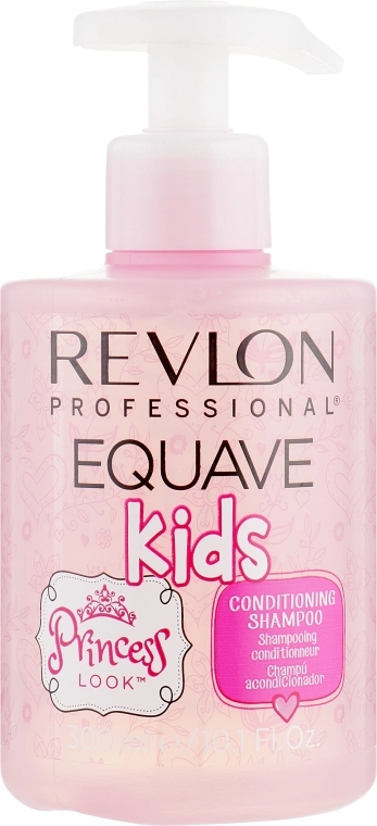 Детский шампунь-кондиционер "Принцесса" - Revlon Equave Kids Princess Conditioning Shampoo, 300 мл - фото N1