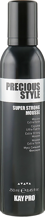 KayPro Мус для укладання екстрасильної фіксації Precious Style Super Strong Mousse - фото N1