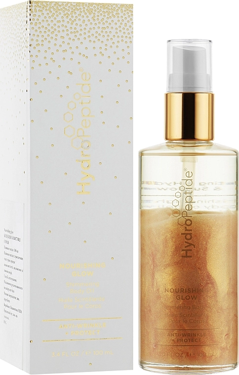 HydroPeptide Олія для тіла з мерехтливими часточками Nourishing Glow - фото N2