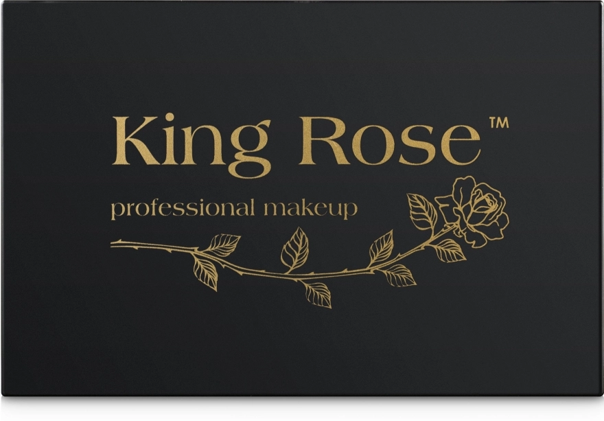 King Rose 01 Професійна палетка тіней для повік, 120 кольорів - фото N2