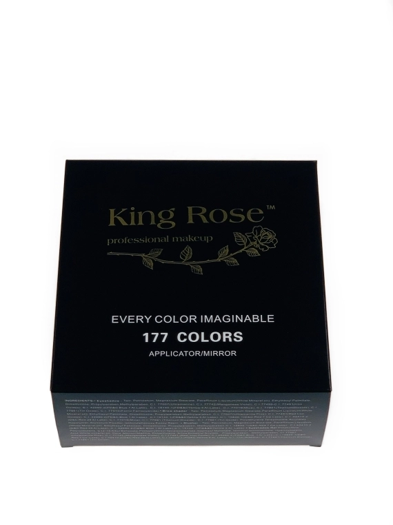 King Rose Професійна розсувна палітра для макіяжу 6 в 1, 177 кольорів - фото N5