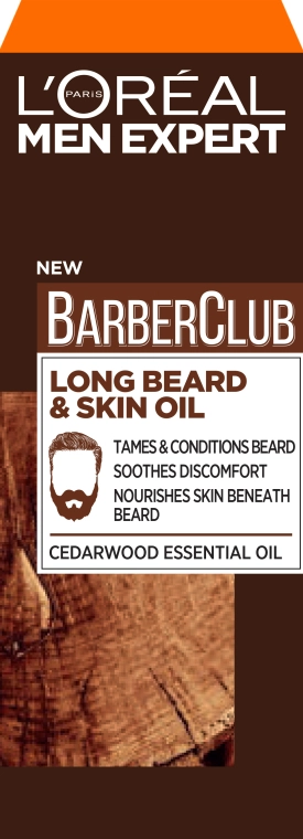 L’Oreal Paris Олія для догляду за бородою та шкірою обличчя Men Expert Barber Club Long Beard + Skin Oil - фото N3