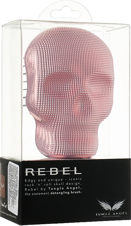 Tangle Angel Гребінець для волосся Rebel Brush Pink Chrome - фото N4