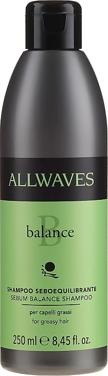 Allwaves Шампунь для жирного волосся Balance Sebum Balancing Shampoo - фото N1