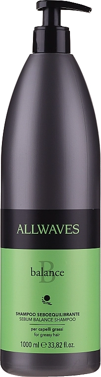 Allwaves Шампунь для жирного волосся Balance Sebum Balancing Shampoo - фото N3