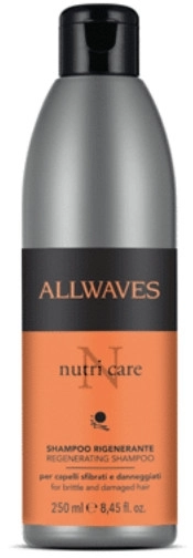 Allwaves Шампунь для пошкодженого волосся Nutri Care Regenerating Shampoo - фото N2