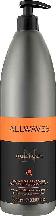 Allwaves Кондиционер для поврежденных волос Nutri Care Regenerating conditioner - фото N2