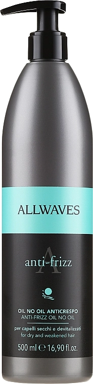 Allwaves Средство для вьющихся и непослушных волос Anti-Frizz Oil No Oil - фото N1