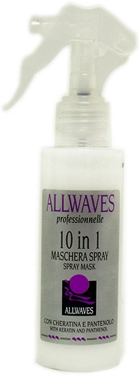 Allwaves Спрей-маска для волос с кератином и пантенолом 10 in 1 Spray Mask - фото N1