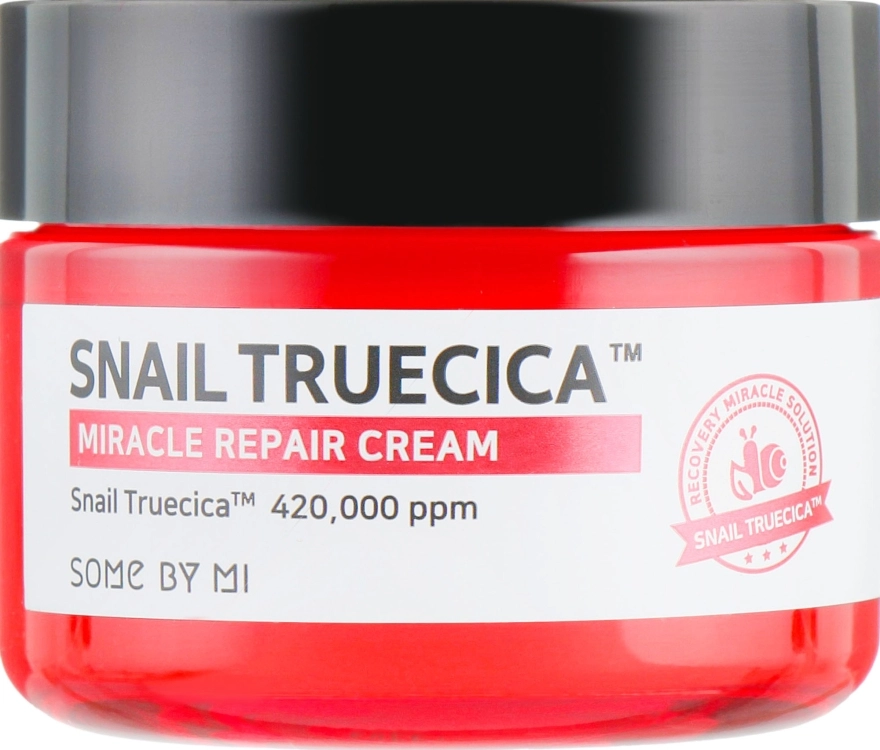 Some By Mi Відновлювальний крем з муцином равлика і керамідами Snail Truecica Miracle Repair Cream - фото N2