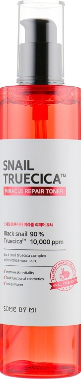Some By Mi Відновлювальний тонер з муцином чорного равлика Snail Truecica Miracle Repair Toner - фото N2