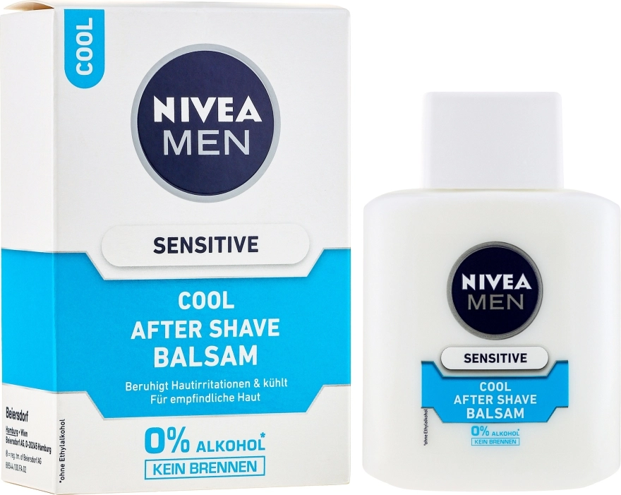 Nivea Бальзам после бритья MEN After Shave Balsam Cool Sensitive - фото N2