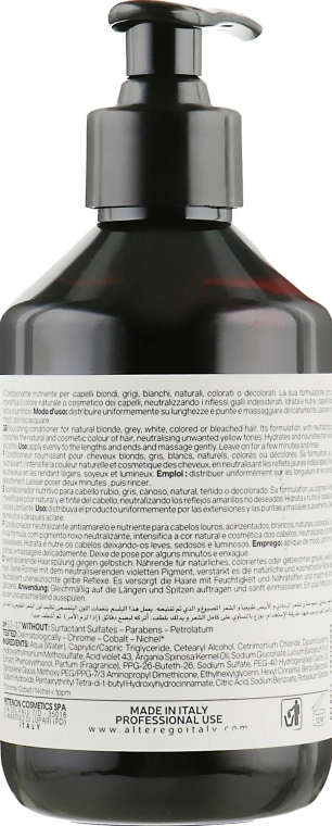 Alter Ego Кондиціонер від жовтизни волосся Silver Maintain Conditioner - фото N2
